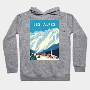 Les Alpes, Alps. Austria, Switzerland Hoodie